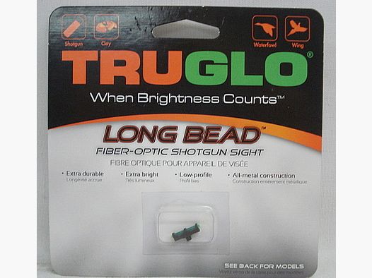 Truglo LongBead M2,6 groen - L:13mm, metalen behuizing