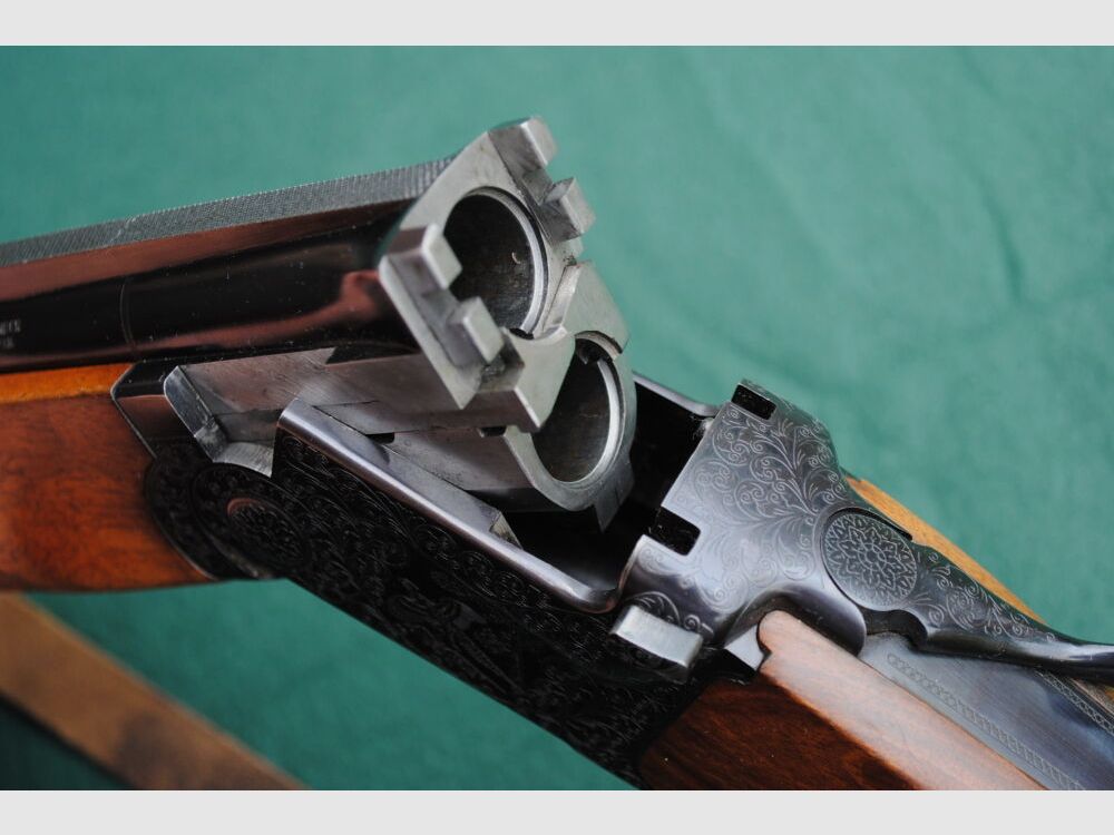 Bockdoppelflinte, SKB Arms Co, Japan, Modell 500, Einabzug