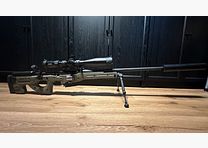 Stock Accurracy International AT AICS stone gray-olive, without scope/mount and rifle!