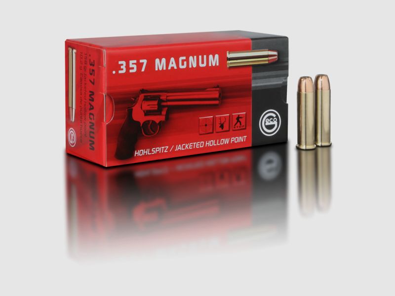 Geco .357Mag. Częściowa powłoka Otwarty Punkt 158grs.