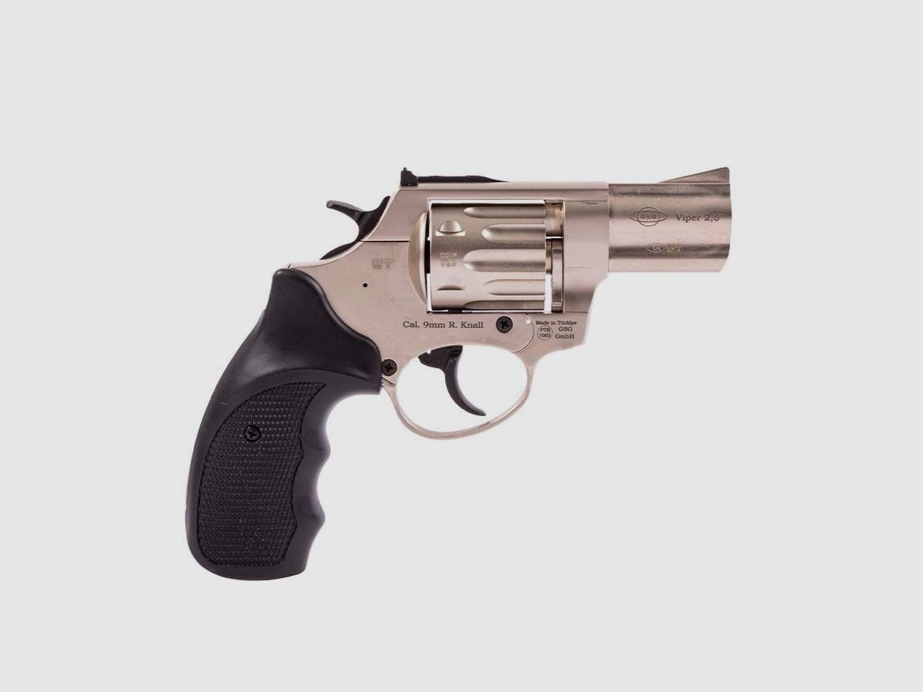 Ekol Viper 2,5 revólver de fogueo 9mm R.K. niquelado
