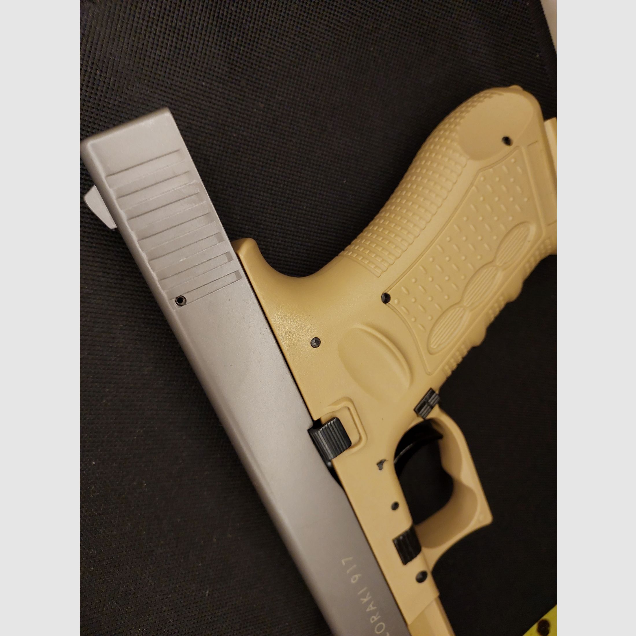 Zoraki 917 pistola de fogueo 9mm P.A.K. desierto TAN TITANSCHLITTEN (PTB 1023)