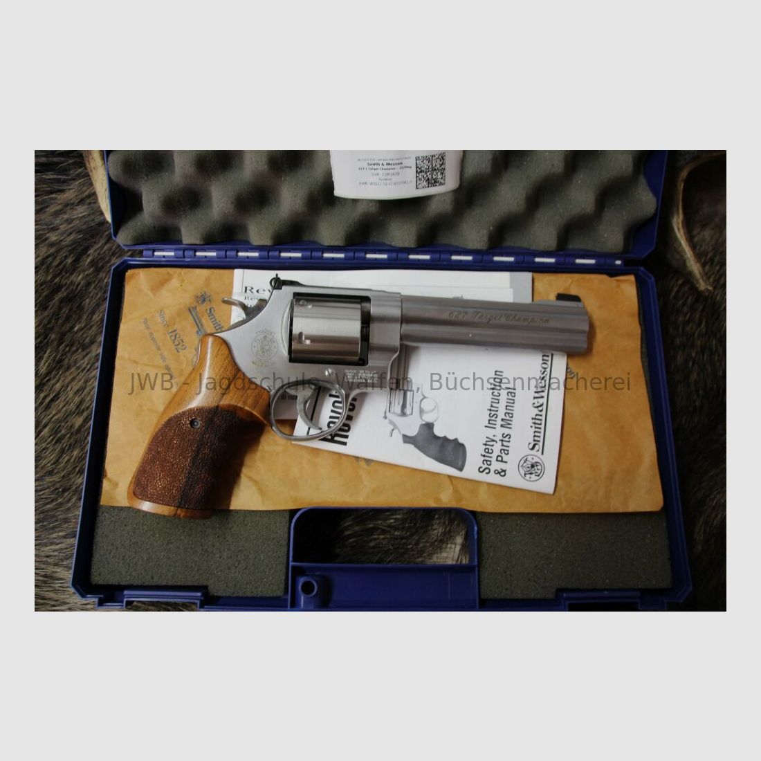 Smith & Wesson 627-2 Target Champion 6" Stainless .357Mag