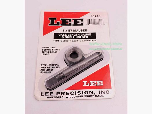 Lee / USA Mesure de longueur Trimmer pour douilles 8 x 57 IS