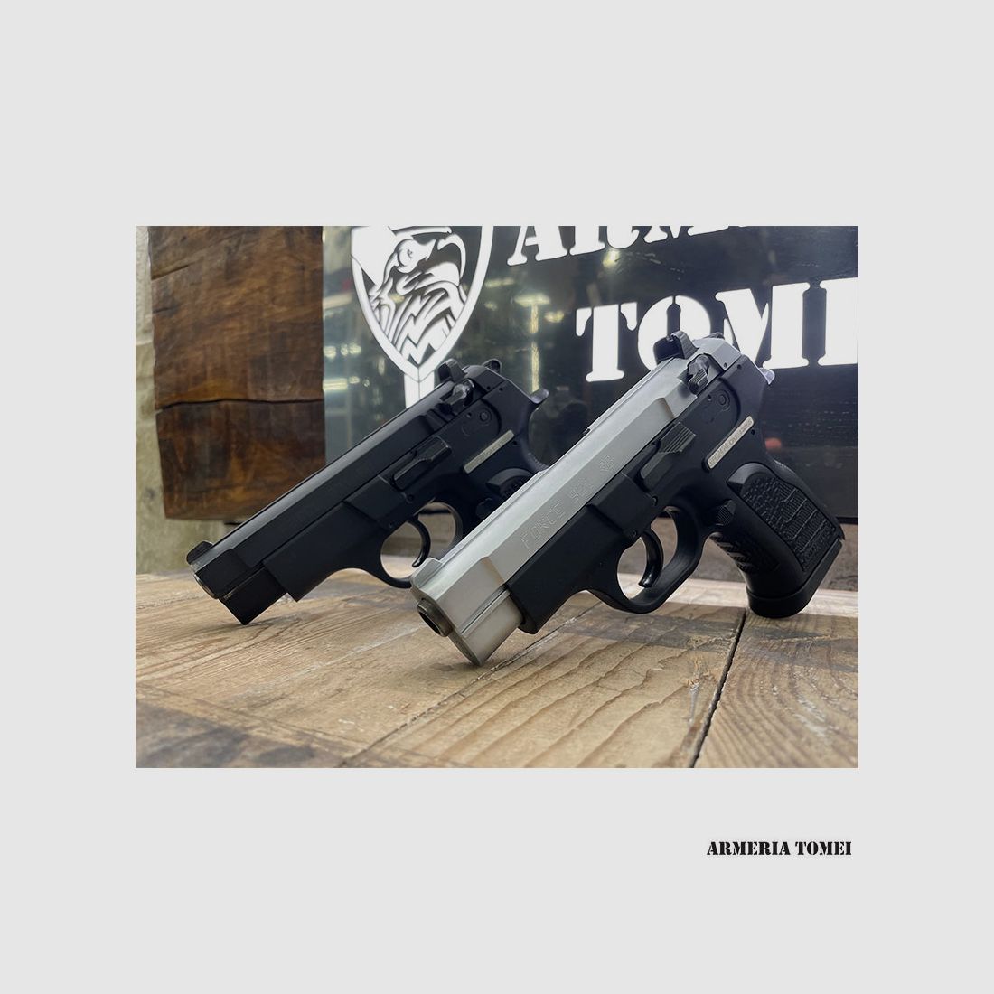 GEBRUIKT – PISTOOL – TANFOGLIO – FORCE 921 RB kal. 9×21 (ENKEL ZWART BESCHIKBAAR), afbeelding 1 van 4
