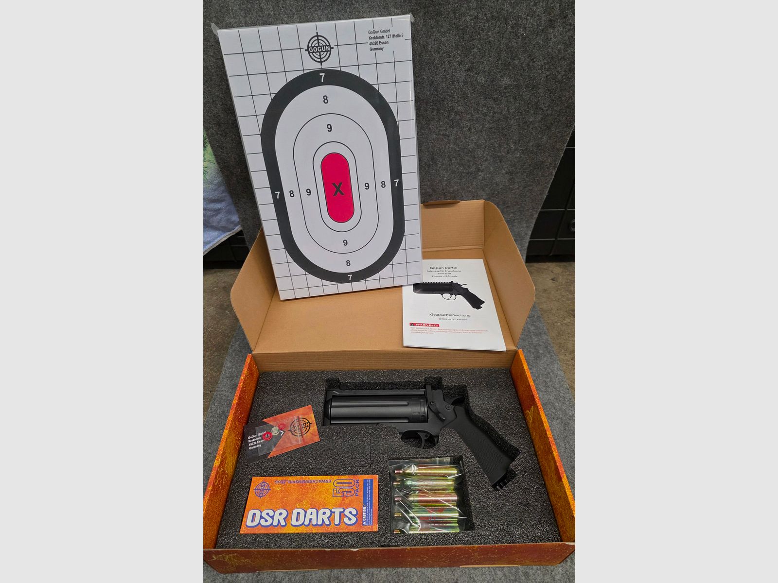 Dartie Spielzeug Revolver von Gogun 0,5 Joule