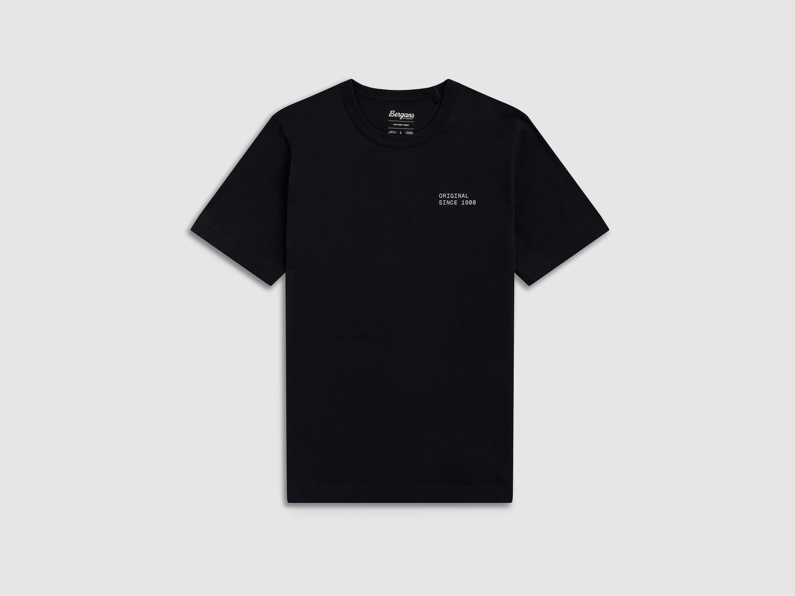 Bergans Original Cotton T-Shirt Herren Black L