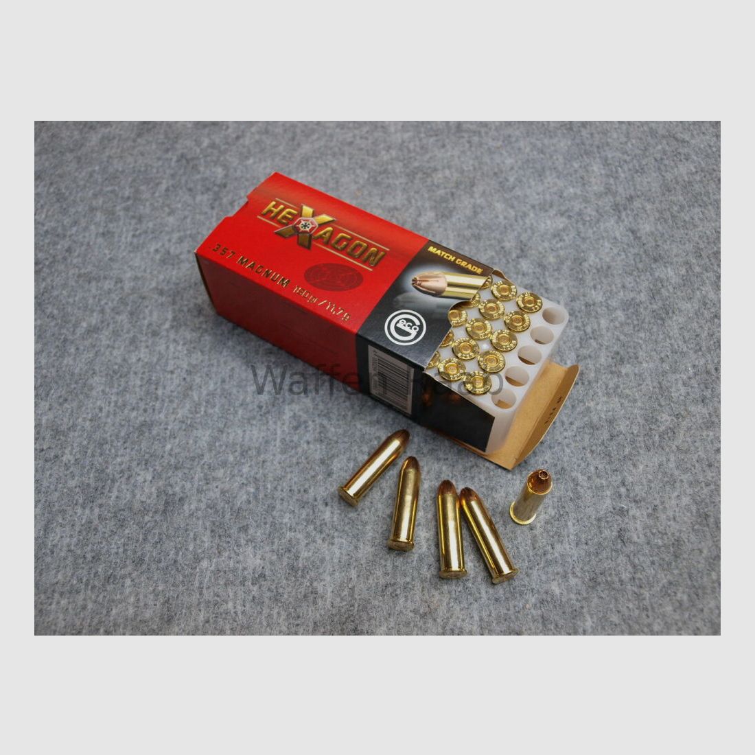 Geco .357 Magnum Hexagon Geco .357 Magnum Hexagon 11.7g/180grs.