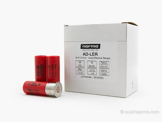 Norma AD-LER (Anti Drone – Long Effective Range), 12/70