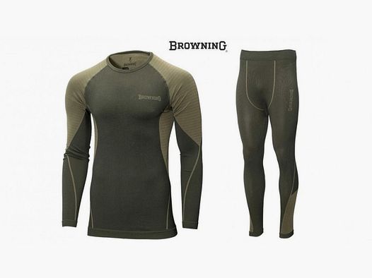 BROWNING set shirt + thermobroek maat 2XL/3XL