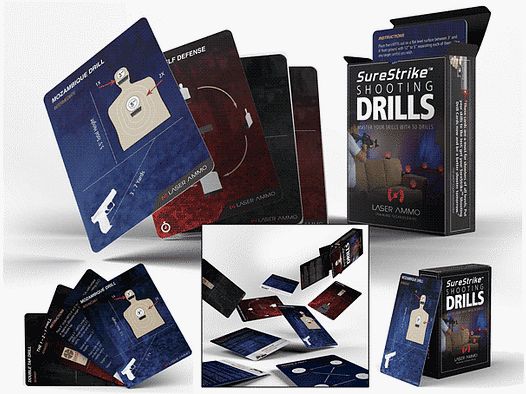 LASER AMMO - SureStrike Shooting Drill Cards