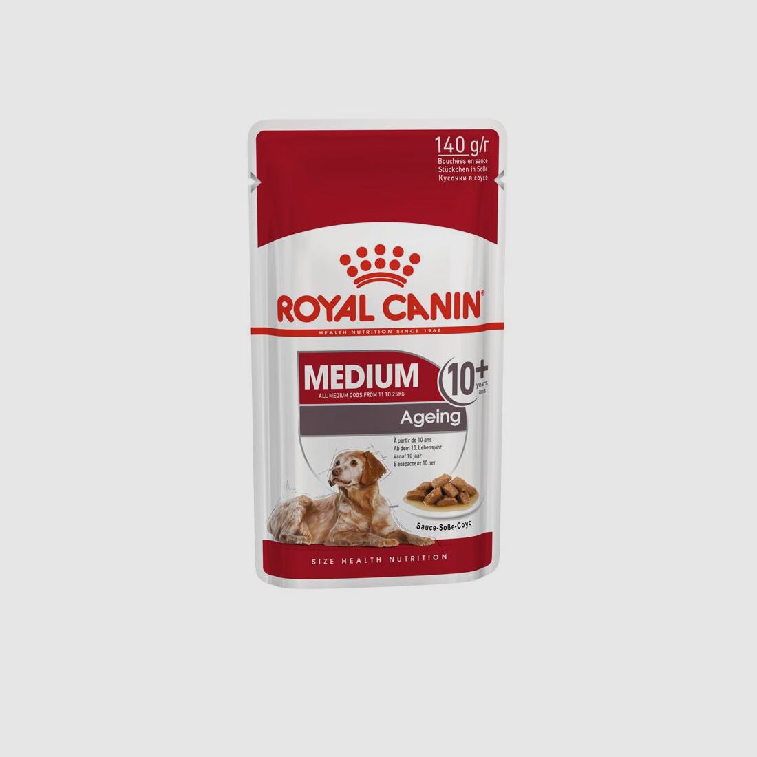 ROYAL CANIN Ältere Mittelgroße Hunde Nassfutter Medium Ageing 10+ 10x140 g