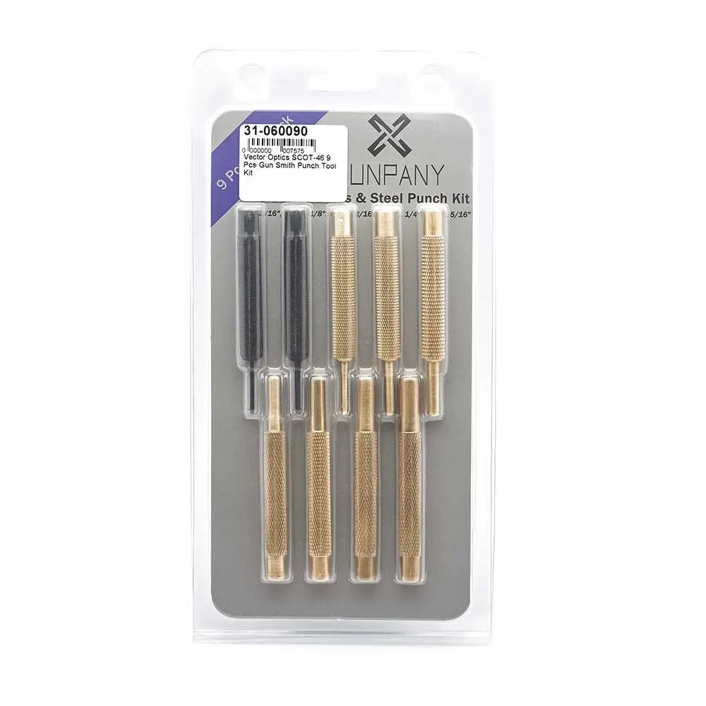 Set aus 9 Jagd-Pins aus Stahl und Messing – GUNPANY / VECTOR OPTICS, Bild 2 von 2