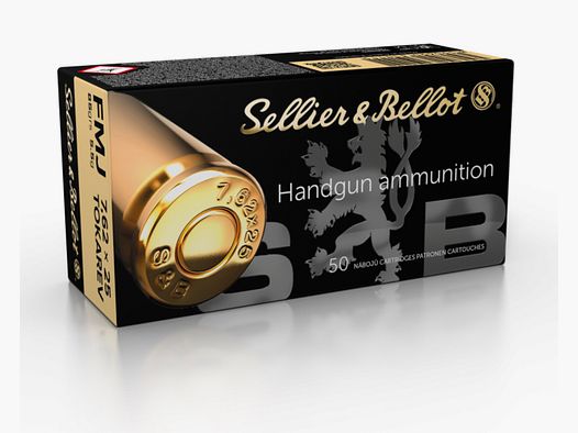 Sellier & Bellot 7,62 Tokarev palla intera 5,5g 85gr. 50 pz. munizioni per pistola