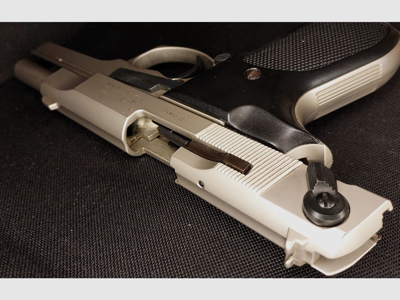 Walther P88-9 (P 88 Compact) Pistolet alarmowy 9mm P.A.K. Nikiel (PTB 764)