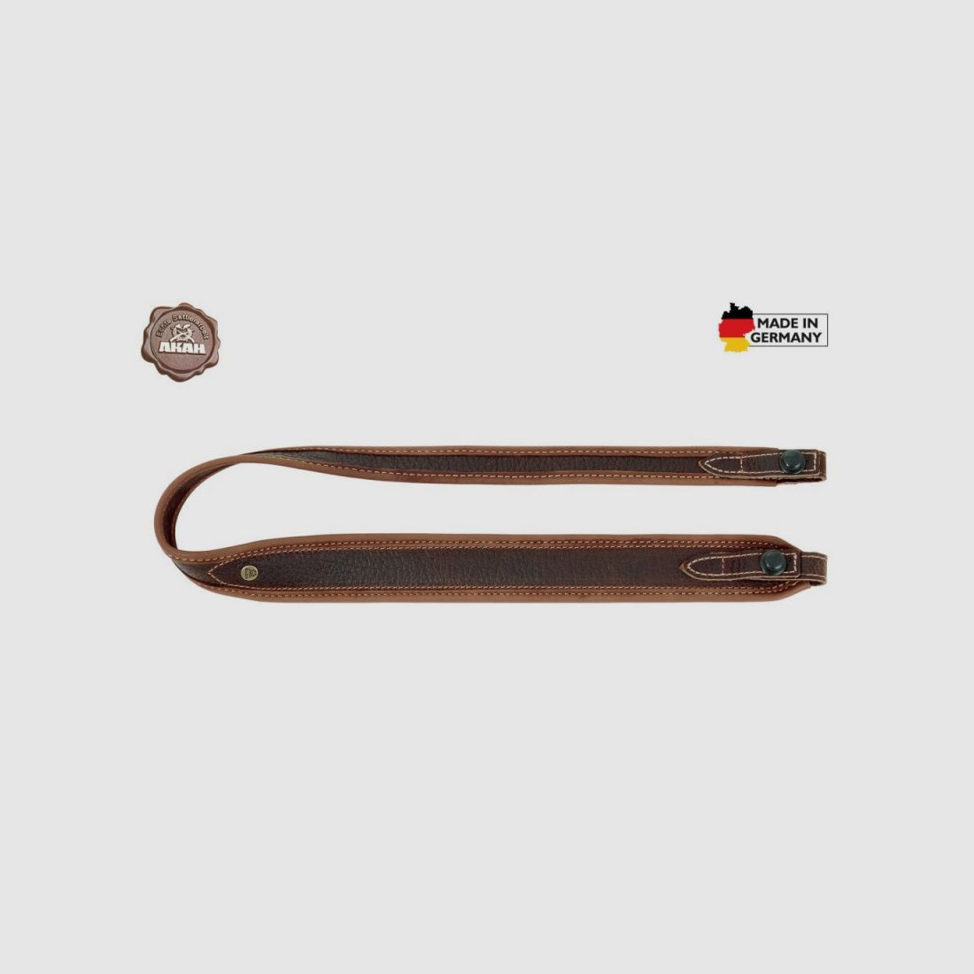 AKAH Gewehrriemen mit Yak-Leder und Blit, Bild 1 von 3