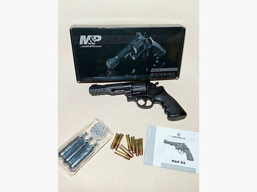 Smith & Wesson M&P R8 Co2 Revolver Schwarz 6mm BB (P18)