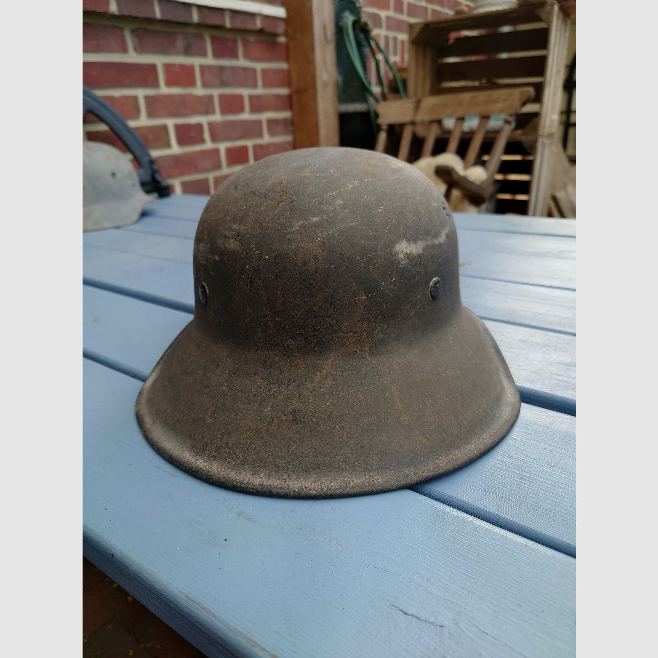 WW2 WK2 Luftschutzhelm M38 Gladiator kein Kar98 mp40 stg