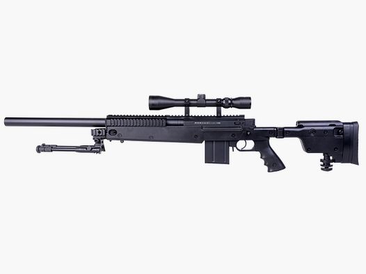 GSG 4406 Sniper Zwart 6mm - Airsoft Veerdruk