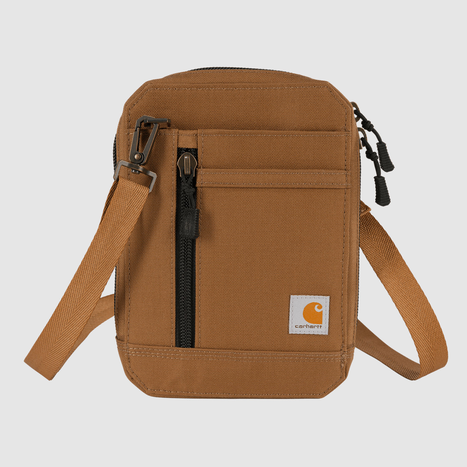 Carhartt Nylon Duck Crossbody Wallet Hommes Carhartt Marron