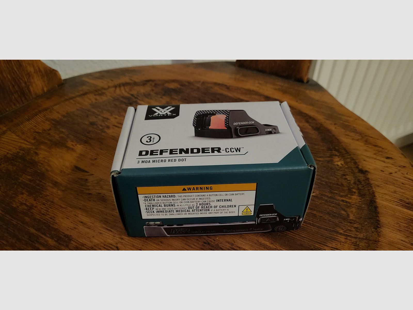 Vortex Defender CCW Roodpunt 3 MOA - nieuw