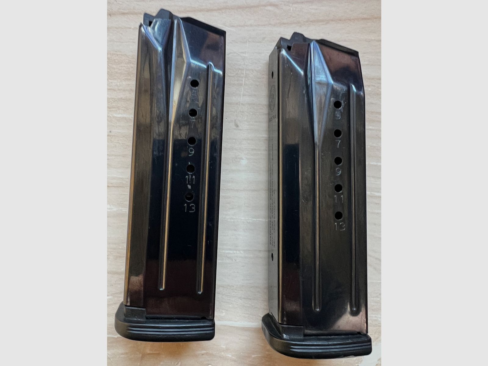 Original Steyr M9 Magazin – „Law Enforcement Only“ – glanzbrüniert – Sammlerstück – kein MEC-GAR Nachbau, Bild 3 von 4