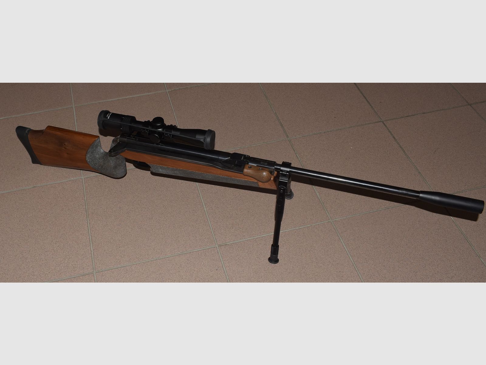 Air rifle Walther LGR sniper conversion completely revised