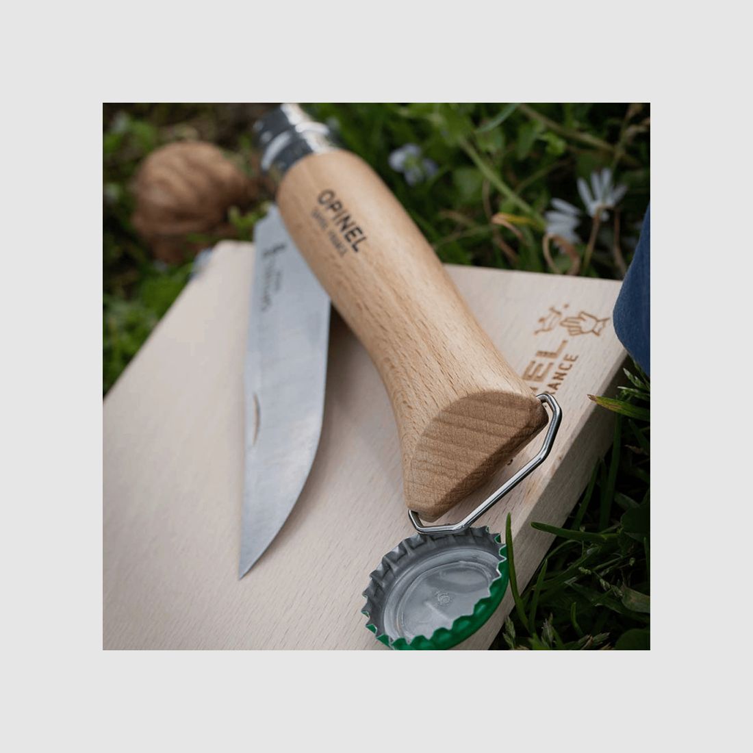 COUTEAU OPINEL N°10 TIRE BOUCHON DECAPSULEUR, image 5 sur 8