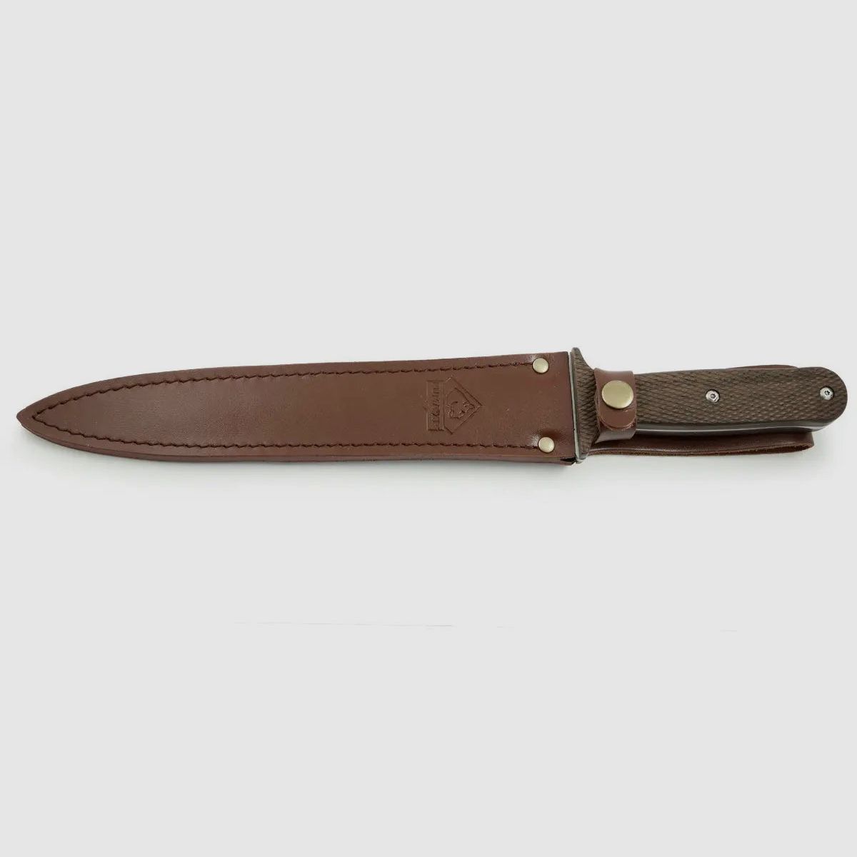 Puma XP cuchillo para jabalí 15, cuchillo de captura, pakkawood con piel de pez