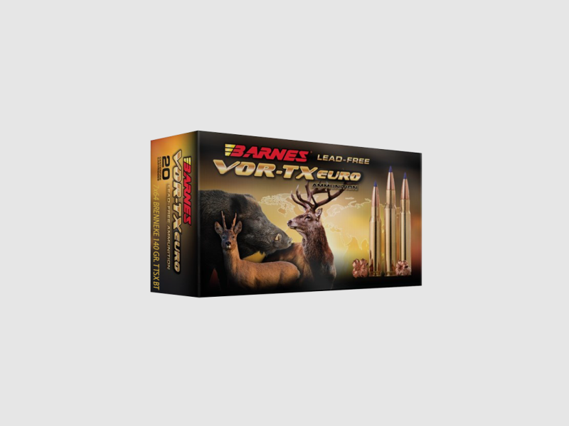 Munitions Barnes TTSX, 140gr (sans plomb) 7x64, image 1 sur 2