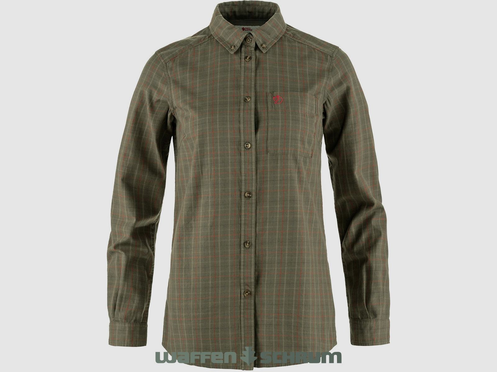 Fjällräven Bluse Sörmland Lite Flannel Laurel Green - Light Olive