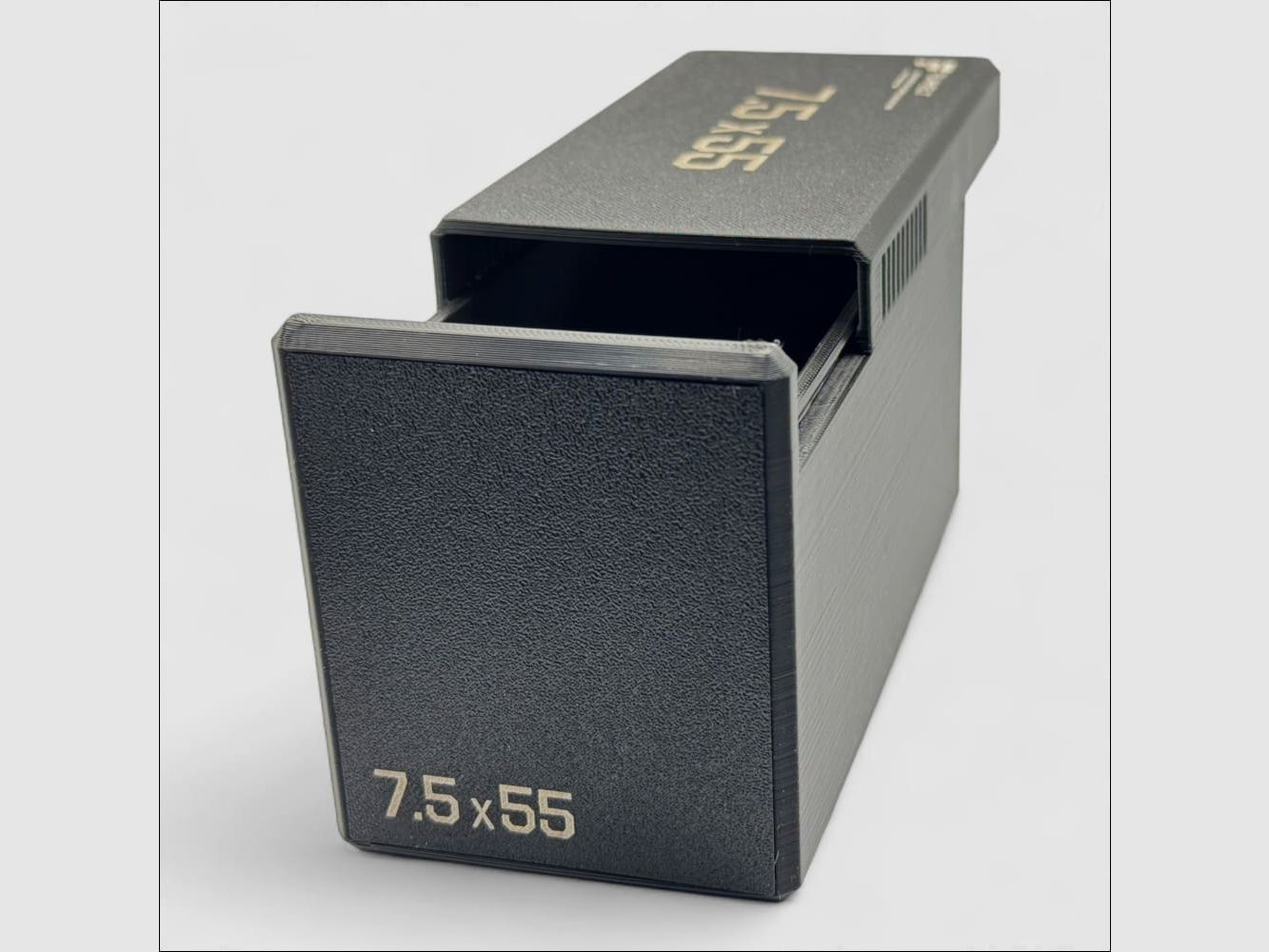 Filamelt Munitionsbox / 7.5x55 / ‘Schiebedeckel’ / Patronenbox, Ammo Box