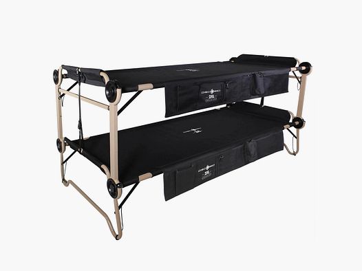 Disc-O-Bed Disc-O-Bed Feldbett Disc-O-Bed 2XL mit Seitentaschen schwarz