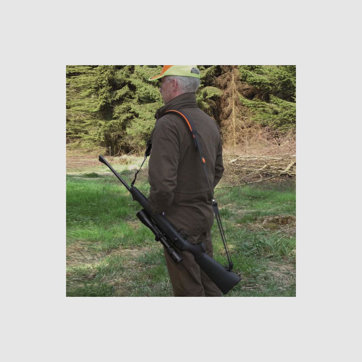 Cinghia per fucile NIGGELOH caccia al cinghiale neoprene marrone