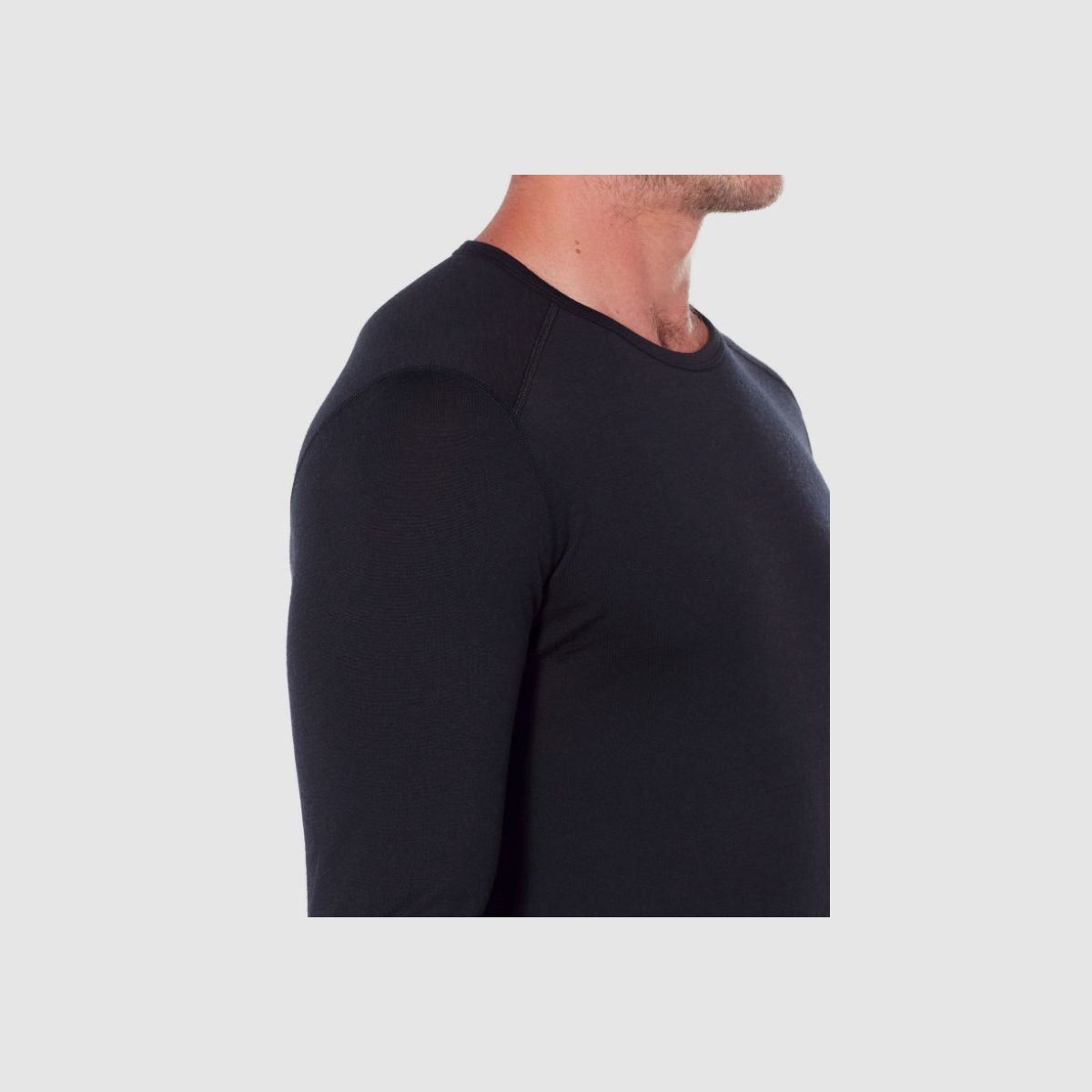ICEBREAKER Merino 200 Oasis Long Sleeve Crewe Herren Black
