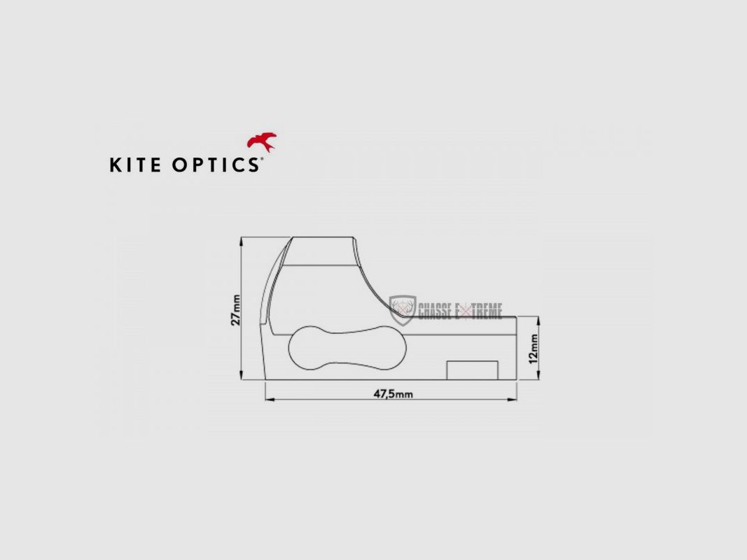 Point Rouge KITE OPTICS K1 Montage Docter 2 Moa, Bild 4 von 5