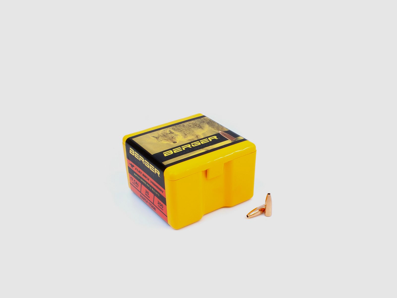Proiettile Berger .17 FB Varmint 25GR 200 pezzi