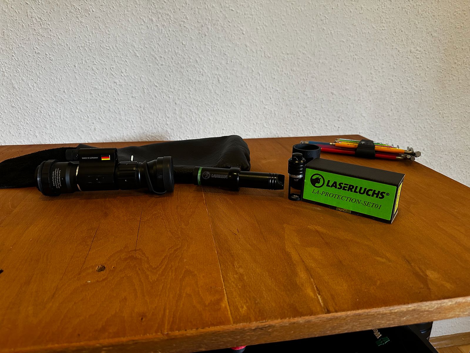 Jahnke dispositivo de observación nocturna Mod. DJ8 NSV 1x48 con Laserluchs pro 2
