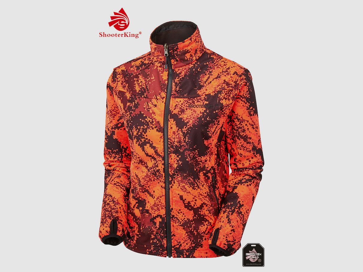 SHOOTERKING Digitex Damen Softshell Wendejacke Blaze Camo