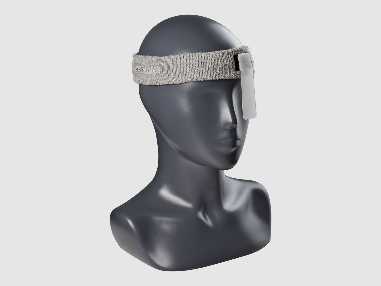 Simetra Stirnband grau Augenblende transparent