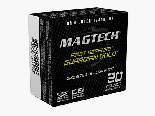 MAGTECH 9 PARA GUARDIAN GOLD 124 GRS / 8 G 20 PCS