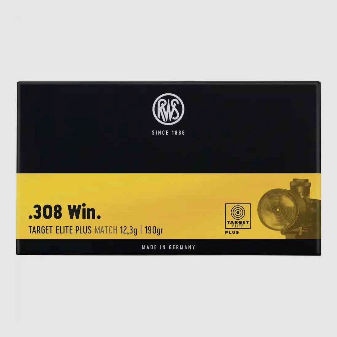 RWS .308WIN TARGET ELITE PLUS 190grs 20Stk