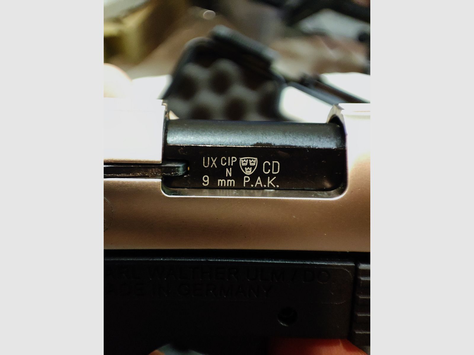 Walther P22Q Nickel 9mm PAK neuwertig mit Zubehör