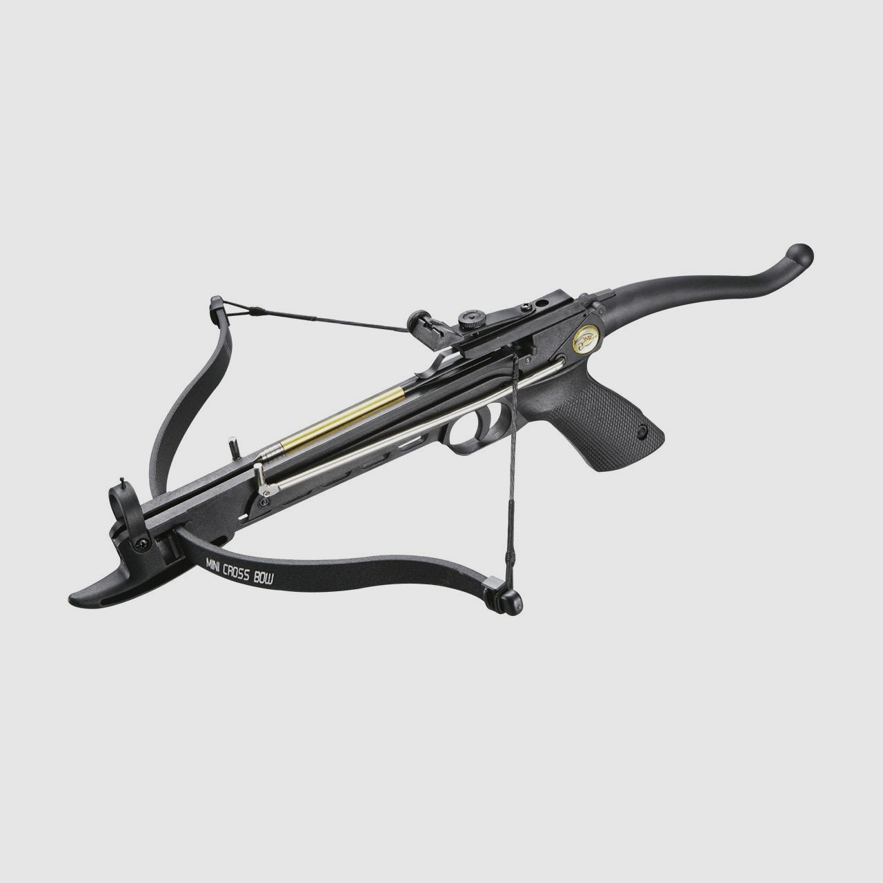 Pistol crossbow Armbrustpistole Man Kung Cobra 80 lbs black 3 bolts 6.5 inch is already assembled