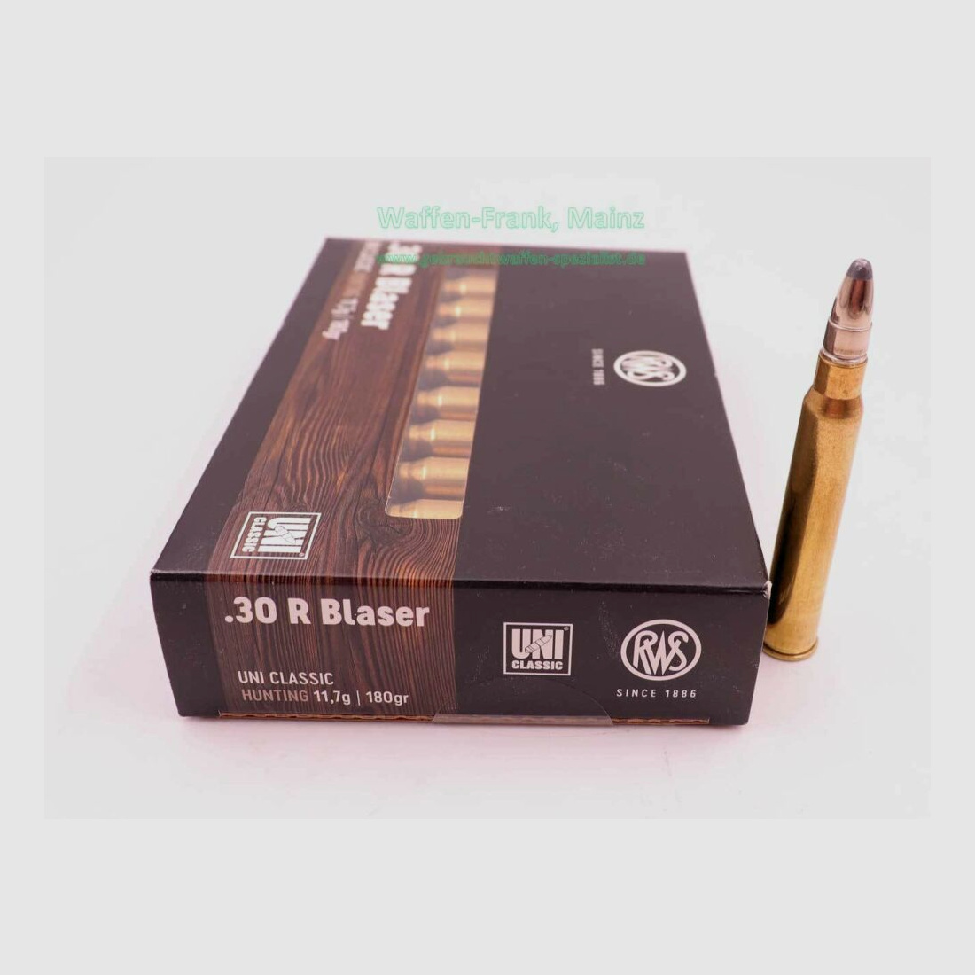 RWS (WZd.Fa.Rottweil) Büchsenpatronen .30R Blaser