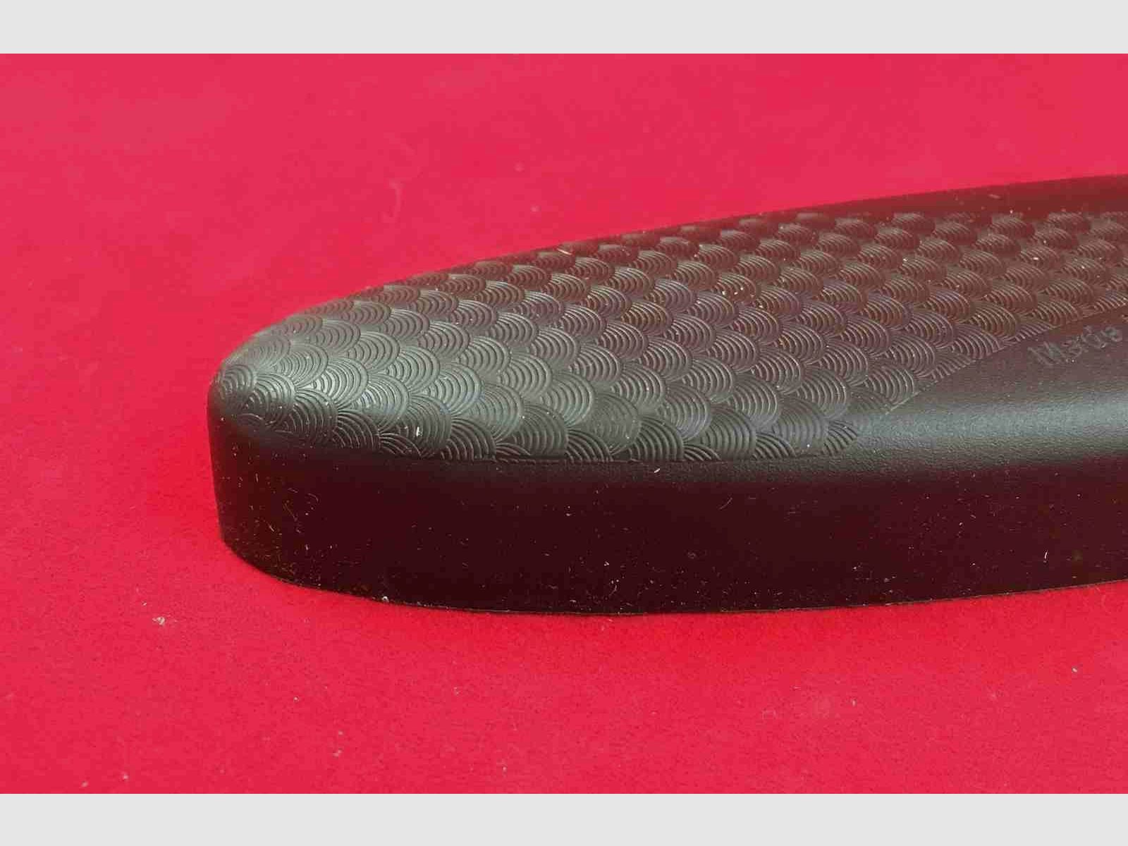 Bagkappe i sort gummi m/ mønster, Hul afstand: 80 mm, billede 4 af 5