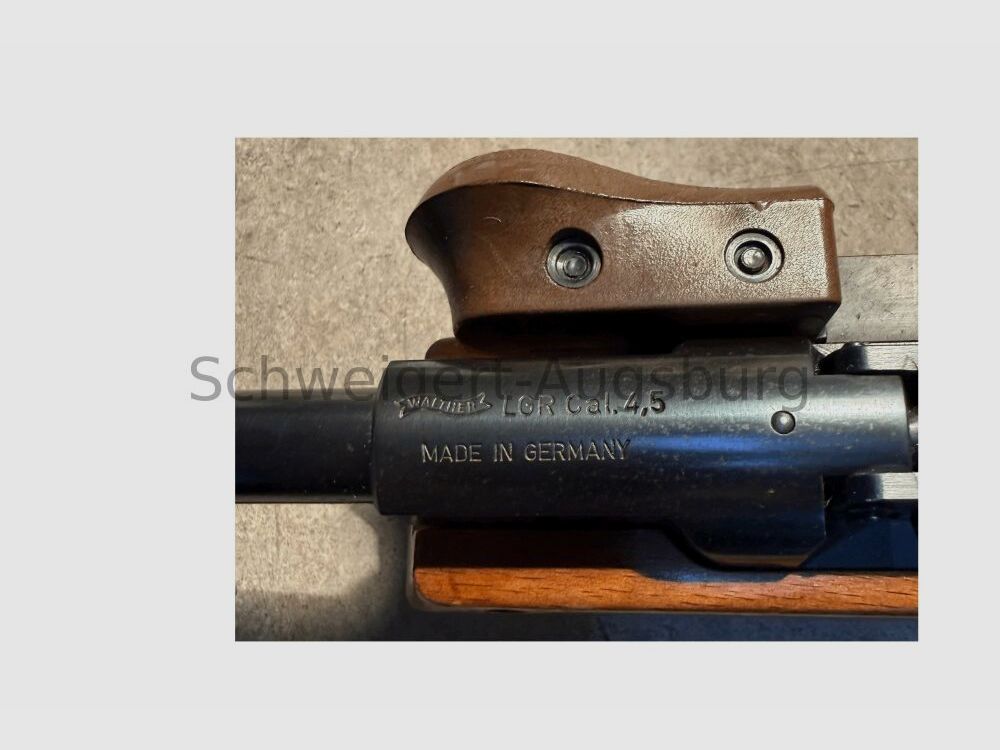 Walther Match Air Rifle LGR Special Model 100 Years Walther with "Eagle Eye"