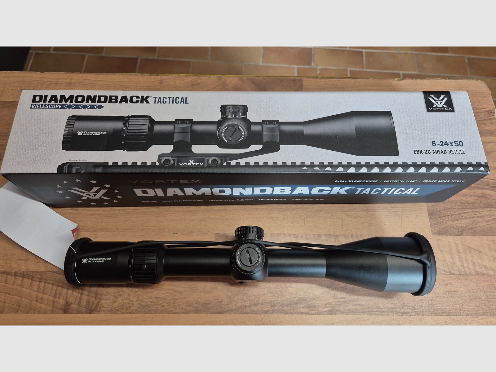 Vortex Diamondback Tactical 6-24 x 50 EBR-2c MRAD FFP