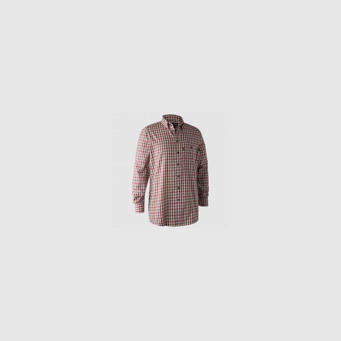 Deerhunter Camicia Outdoor da Uomo Marcus (rossa/grigia) | 37/38