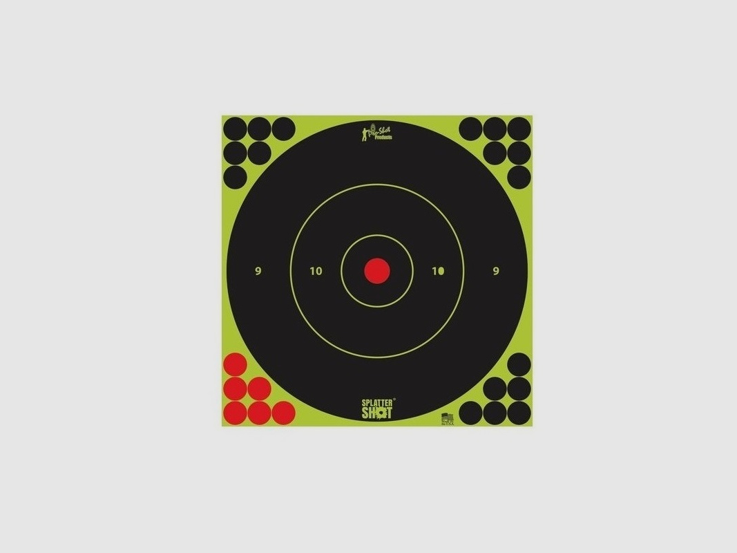 5 bersagli Bullseye verdi 30cm